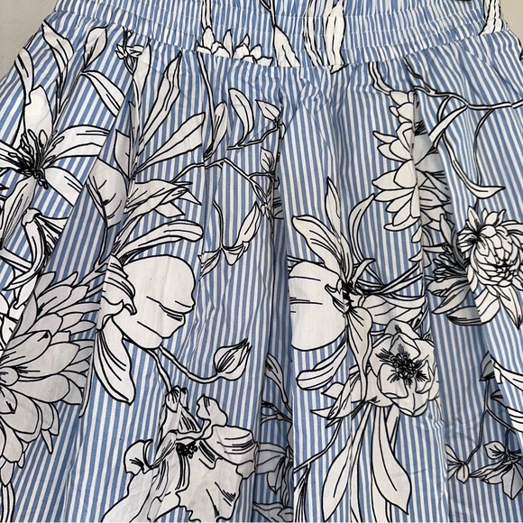 NWOT Zara Striped & Floral Skirt - Picture 8 of 10